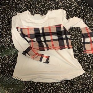 Burberry patten generic long sleeve tshirt new
